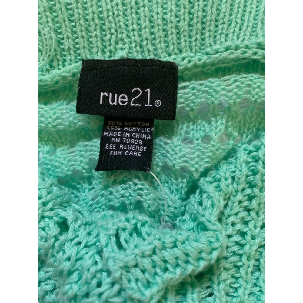 Rue21 mint green cardigan - Picture 3 of 3